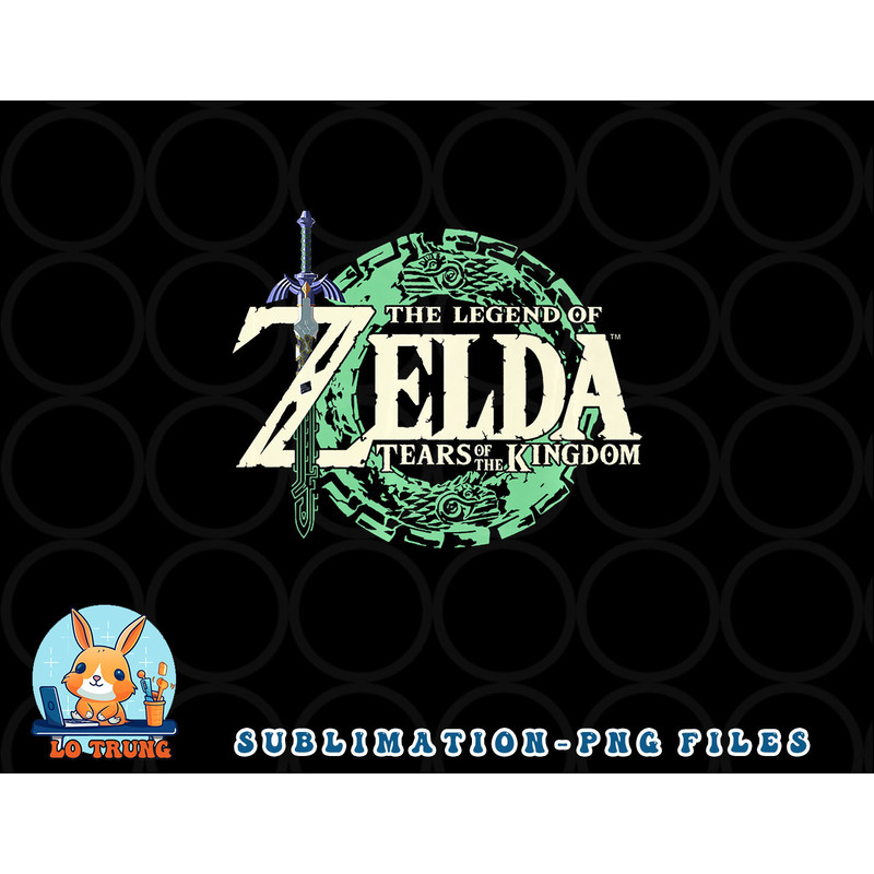 The Legend of Zelda Tears Of The Kingdom Official Logo Premium png, digital download copy.jpg