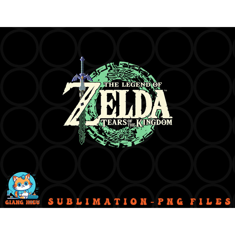 The Legend of Zelda Tears Of The Kingdom Official Logo Premium png, digital download copy.jpg