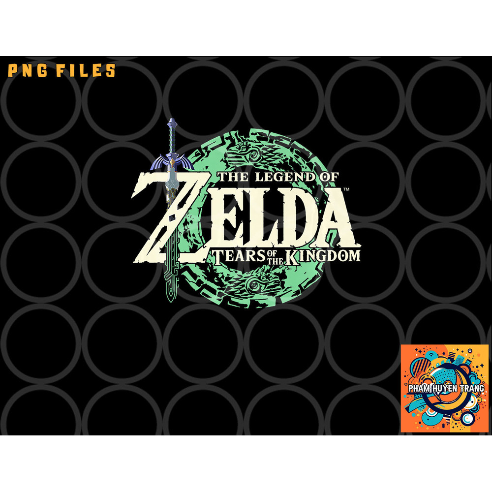 The Legend of Zelda Tears Of The Kingdom Official Logo Premium png, digital download copy.jpg