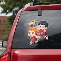 haikyu decal for car, haikyu sticker, anime car decal, anime decal, manga decal for car, anime sticker, manga sticker