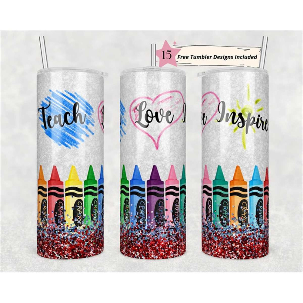 MR-1562023171848-20-oz-skinny-tumbler-teacher-rainbow-crayons-teacher-life-image-1.jpg