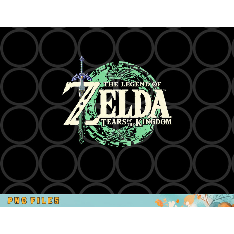 The Legend of Zelda Tears Of The Kingdom Official Logo Premium png, digital download copy.jpg