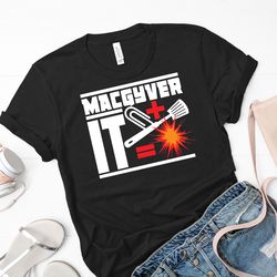 macgyver shirt, macgyver t shirt, macgyver versatile genius t shirt, macgyver tactical thinker t shirt