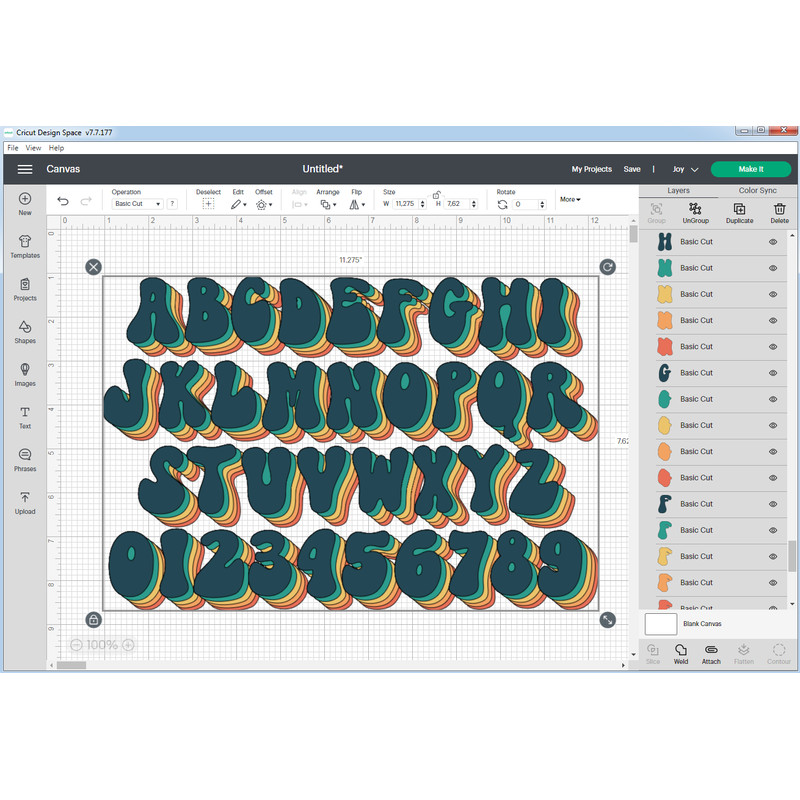 Retro font Layered svg 5.png