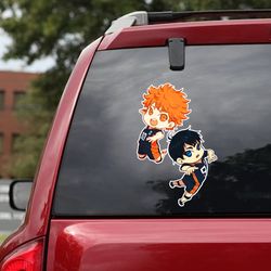 haikyu decal for car, haikyu sticker, anime decal, manga decal for car, anime sticker, manga sticker, anime car decal