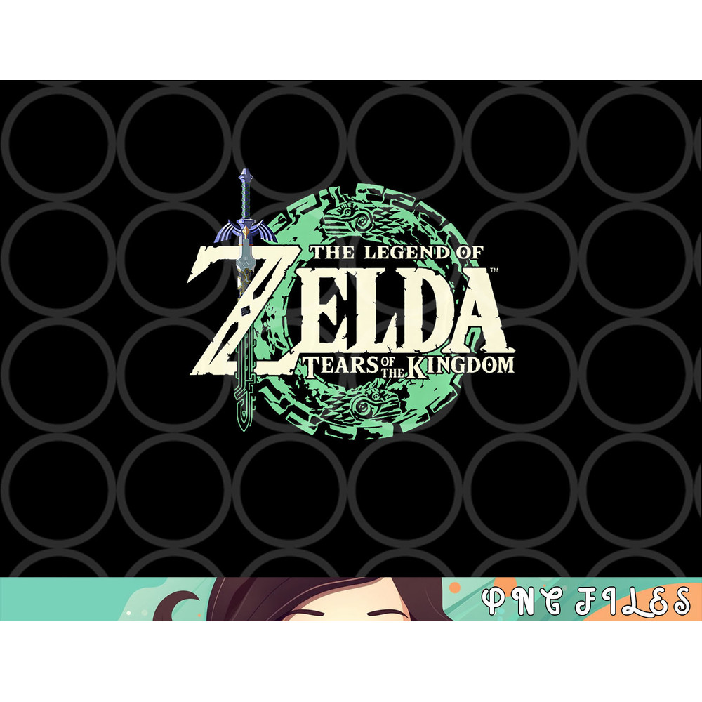 The Legend of Zelda Tears Of The Kingdom Official Logo Premium png, digital download copy.jpg