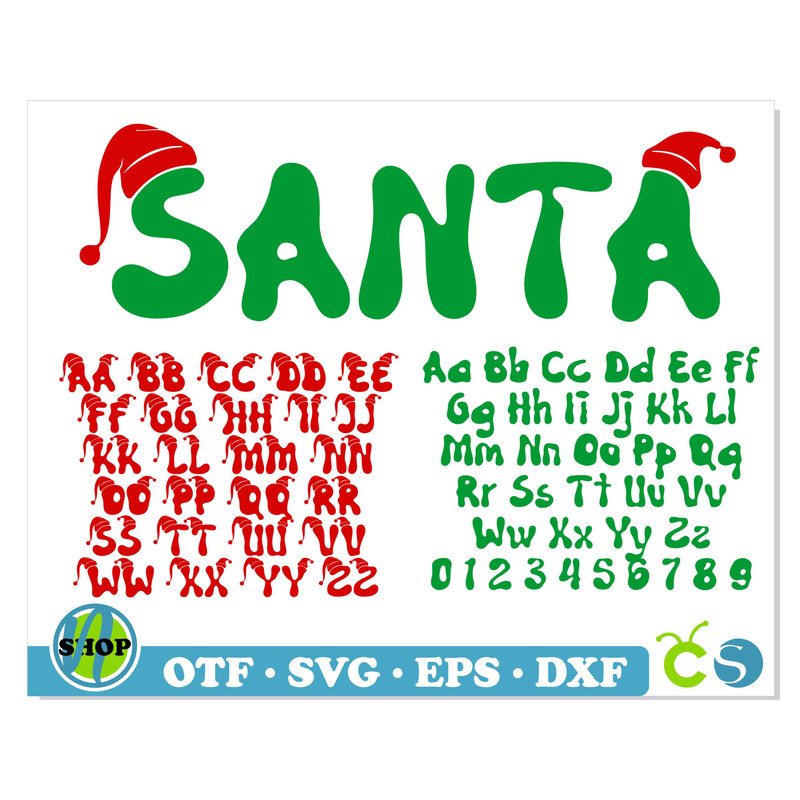 Santa font Christmas svg 11.jpg