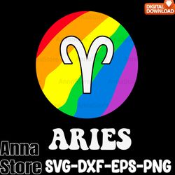 aries lgbt - lgbt pride zodiac svg,lgbt day svg,lesbian svg , gay svg,bisexual svg,transgender svg,queer svg,pride svg