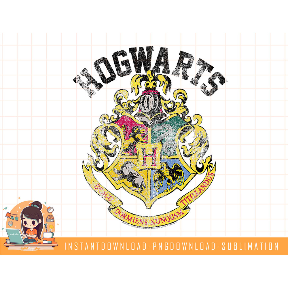 Harry Potter Hogwarts Crest png, sublimate, digital download.jpg