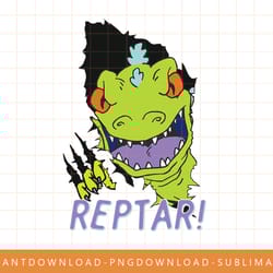 rugrats reptar claws tearing through graphic png, sublimate, digital print