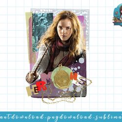 harry potter hermione colorful paper collage png, sublimate, digital download