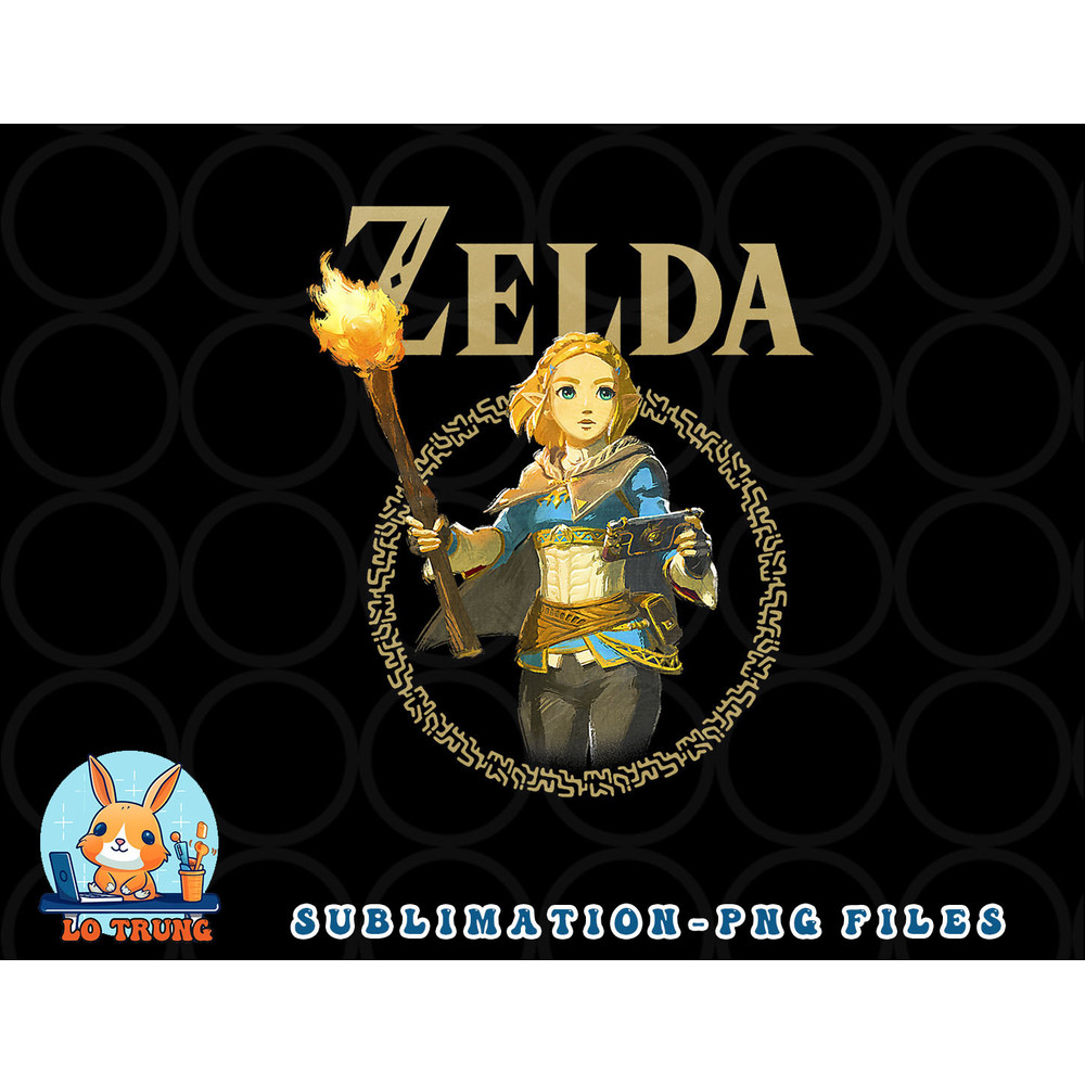 The Legend of Zelda Tears Of The Kingdom Zelda Portrait png, digital download copy.jpg