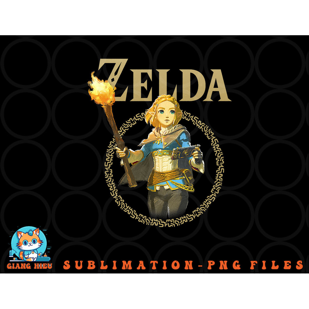 The Legend of Zelda Tears Of The Kingdom Zelda Portrait png, digital download copy.jpg