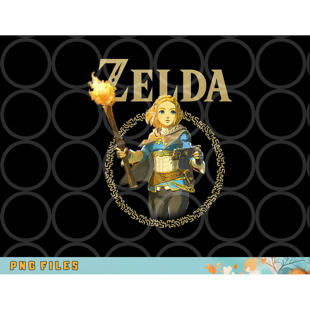 The Legend of Zelda Tears Of The Kingdom Zelda Portrait png, digital download copy.jpg