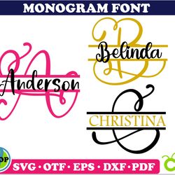split monogram font svg otf, split monogram letters svg, split monogram alphabet svg, split monogram svg cricut