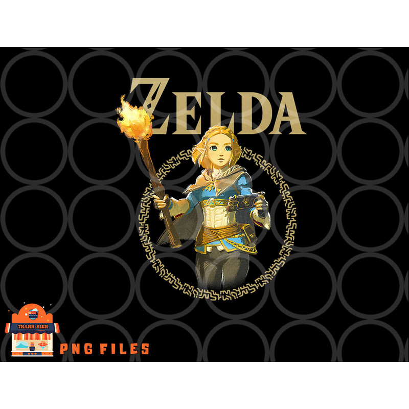 The Legend of Zelda Tears Of The Kingdom Zelda Portrait png, digital download copy.jpg