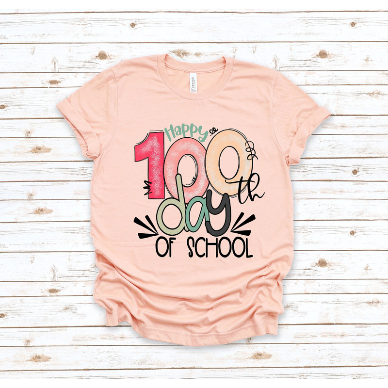 100 Days of School Shirt, 100 Day Shirt, 100th Day Of School Celebration, Student Shirt,Back to School Shirt, Gift For Teacher - 1.jpg