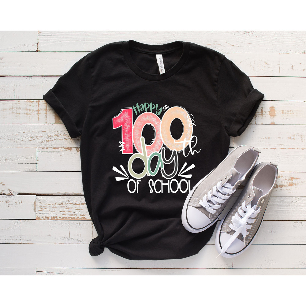 100 Days of School Shirt, 100 Day Shirt, 100th Day Of School Celebration, Student Shirt,Back to School Shirt, Gift For Teacher - 4.jpg