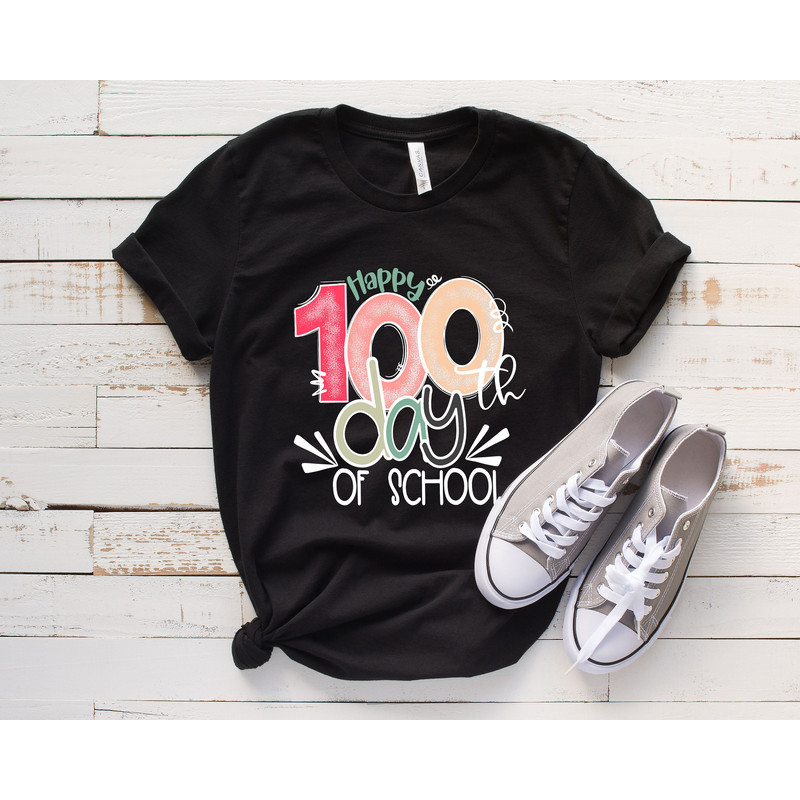 100 Days of School Shirt, 100 Day Shirt, 100th Day Of School Celebration, Student Shirt,Back to School Shirt, Gift For Teacher - 4.jpg