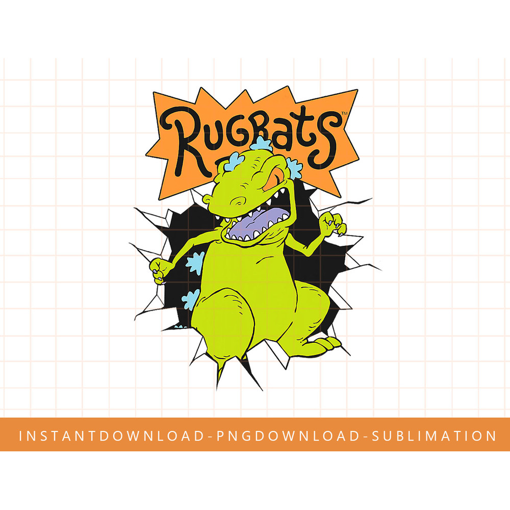 Rugrats Reptar Explosion Logo png, sublimate, digital print.jpg