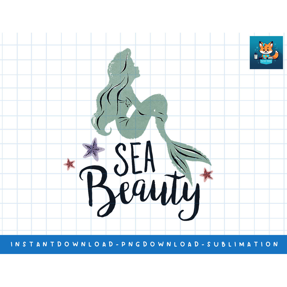Disney Princess Ariel Sea Beauty png, sublimate, digital print.jpg