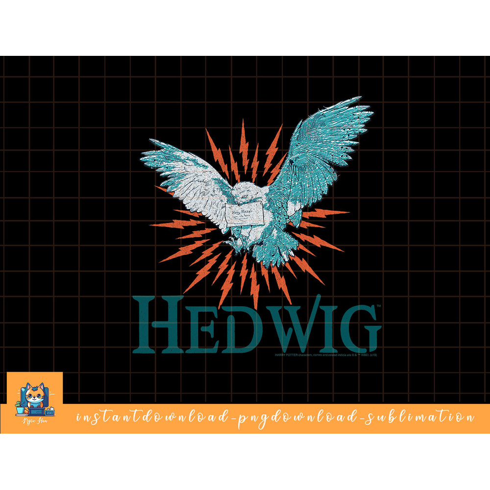 Harry Potter Hedwig Mail Delivery Portrait png, sublimate, digital download.jpg