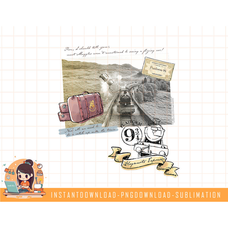 Harry Potter Hogwarts Express Flying Ford Anglia png, sublimate, digital download.jpg