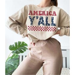 america y'all png, 4th of july shirt design, independence day shirt, patriotic png, america png, western 4th of july des