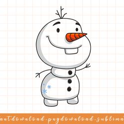 disney frozen 2 olaf chibi snowman png, sublimate, digital download