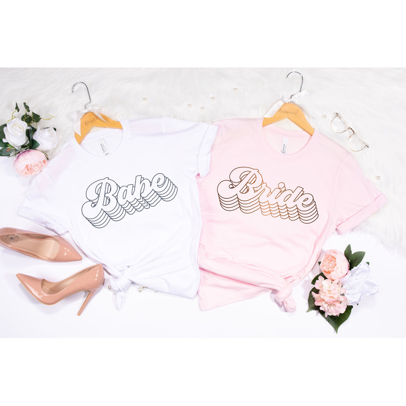 BRIDE Shirt, Babe Shirt, Bachelorette Party Shirts, Bride Shirt,Retro Bride Shirt,Bridal Party Shirt,Bridal Proposal Shirt,Bride to be Shirt - 1.jpg