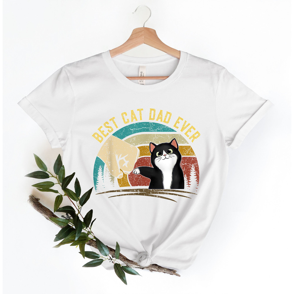 Cat Dad Gift  Best Cat Dad Ever Shirt  Funny Shirt Men - Fathers Day gift - Cat Shirt - Funny Cat Dad Shirt - Cat Lover Gift - 3.jpg