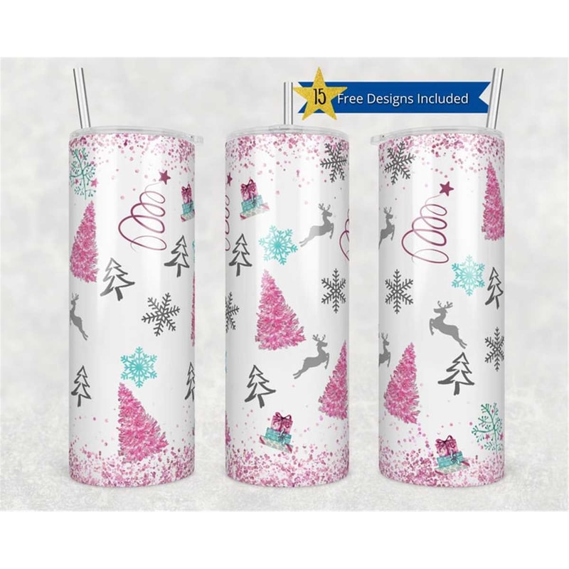 MR-1562023182012-20-oz-skinny-tumbler-pink-christmas-trees-straight-template-image-1.jpg