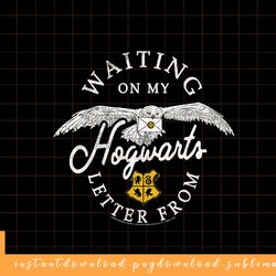 harry potter hedwig waiting on my hogwarts letter distressed png, sublimate, digital download