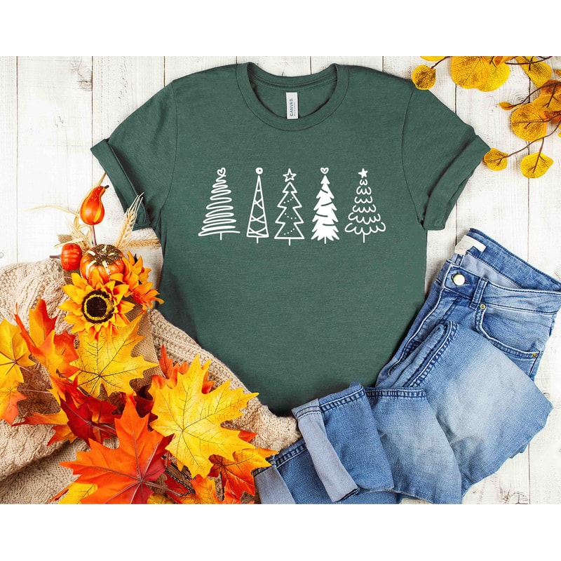 Christmas Tree Shirts, Plaid Christmas Tree Shirt, Christmas Tee, Cute Christmas Shirts, Holiday Shirt, Womens Winter Christmas Sweatshirt - 3.jpg