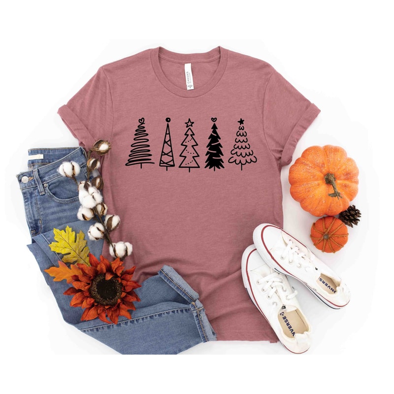 Christmas Tree Shirts, Plaid Christmas Tree Shirt, Christmas Tee, Cute Christmas Shirts, Holiday Shirt, Womens Winter Christmas Sweatshirt - 4.jpg