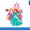 Disney Princess Ariel, Rapunzel, and Aurora Gifts T-Shirt png, sublimate, digital print.jpg
