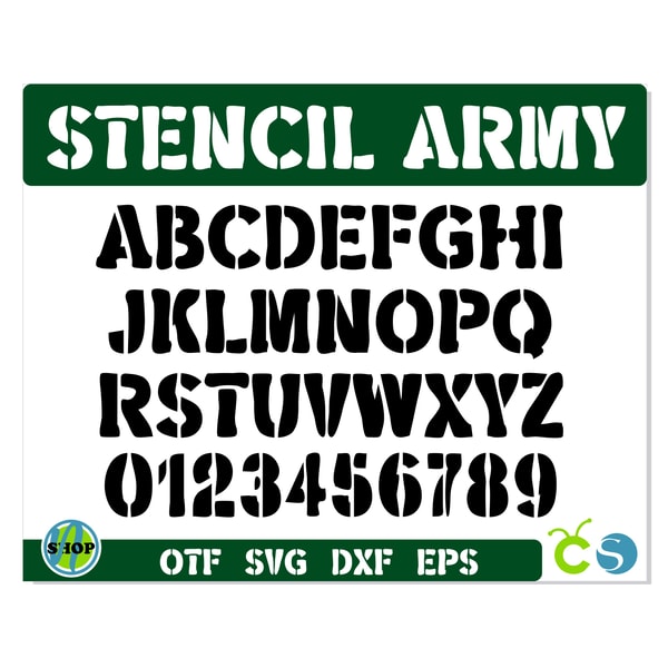 Military Alphabet Printable Printable World Holiday/military Stencil ...