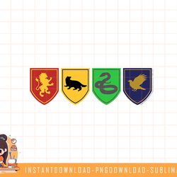 harry potter hogwarts house shields png, sublimate, digital download