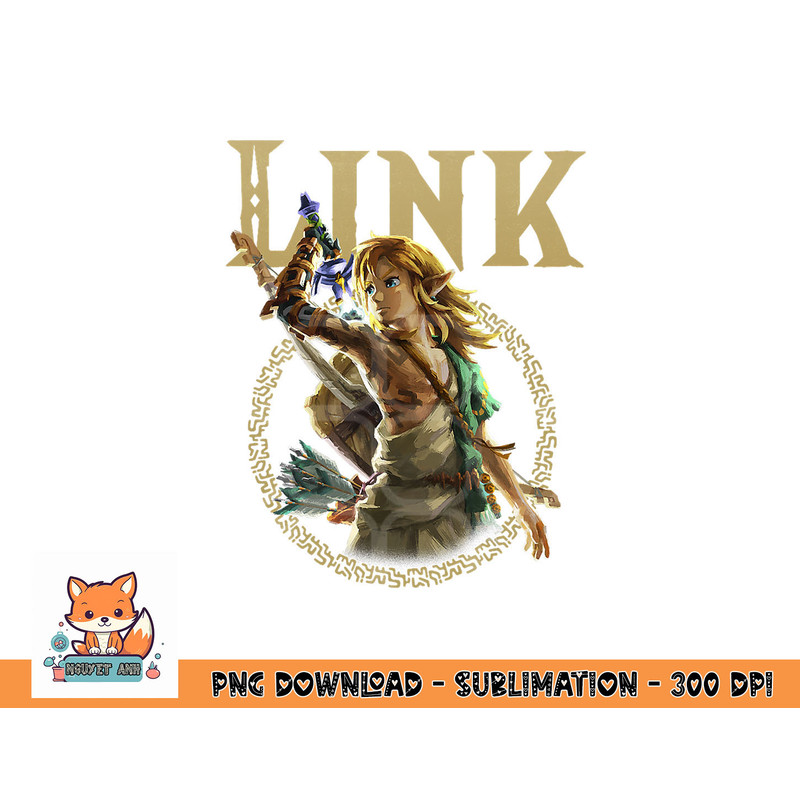 The Legend of Zelda Tears Of The Kingdom Link Portrait png, digital download copy.jpg