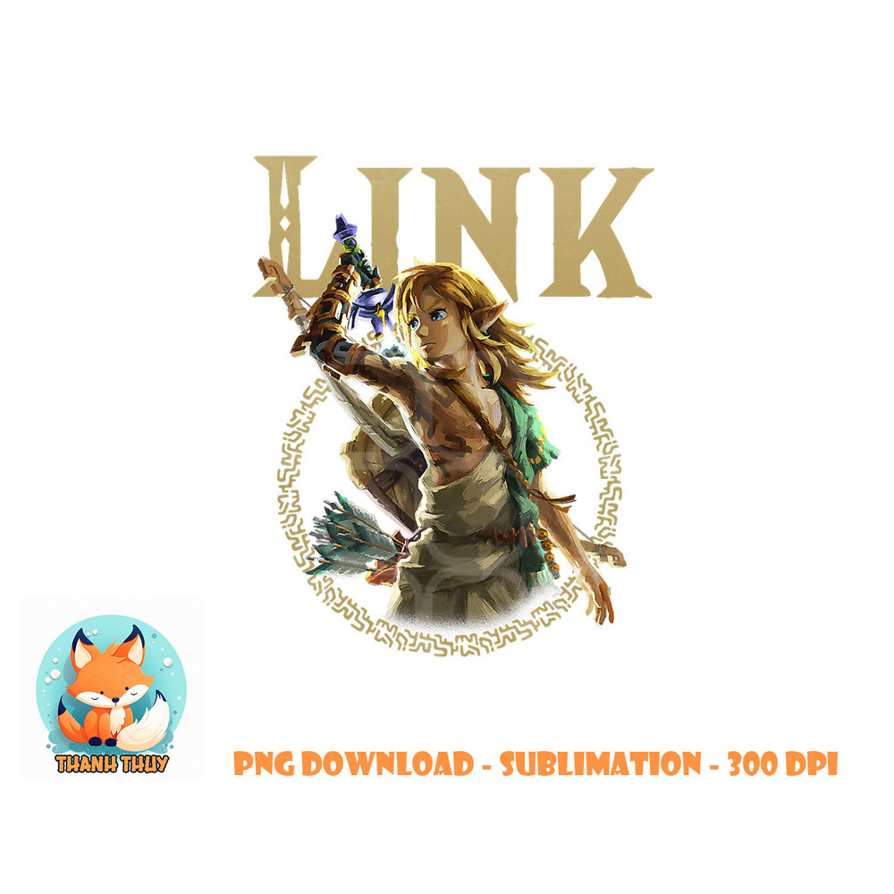 The Legend of Zelda Tears Of The Kingdom Link Portrait png, digital download copy.jpg