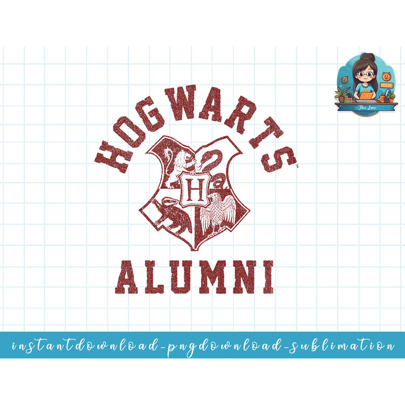 Harry Potter Hogwarts Alumni Crest png, sublimate, digital download.jpg