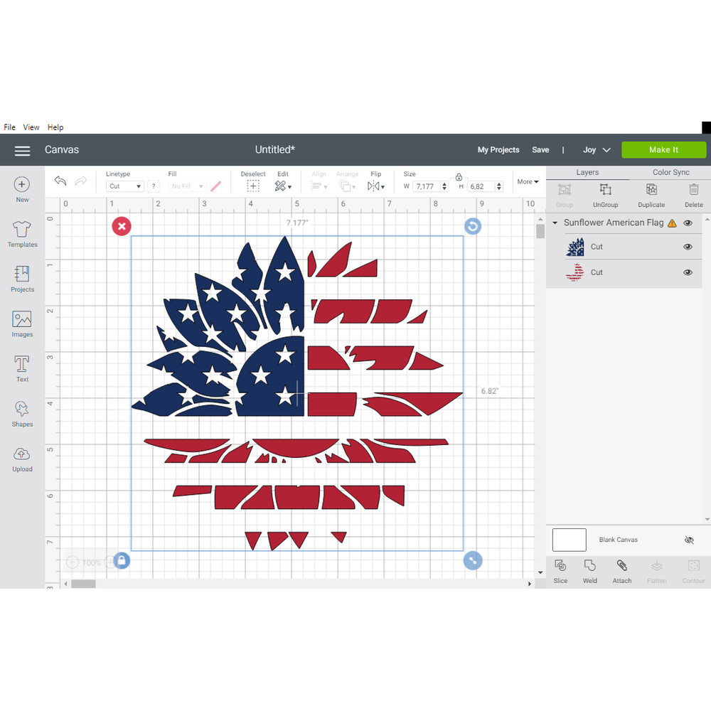 Sunflower USA Flag 3.png