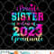 Tie Dye Proud Sister of a Class Of 2023 Graduate Gift Women png, digital download copy.jpg