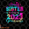 Tie Dye Proud Sister of a Class Of 2023 Graduate Gift Women png, digital download copy.jpg
