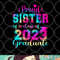 Tie Dye Proud Sister of a Class Of 2023 Graduate Gift Women png, digital download copy.jpg