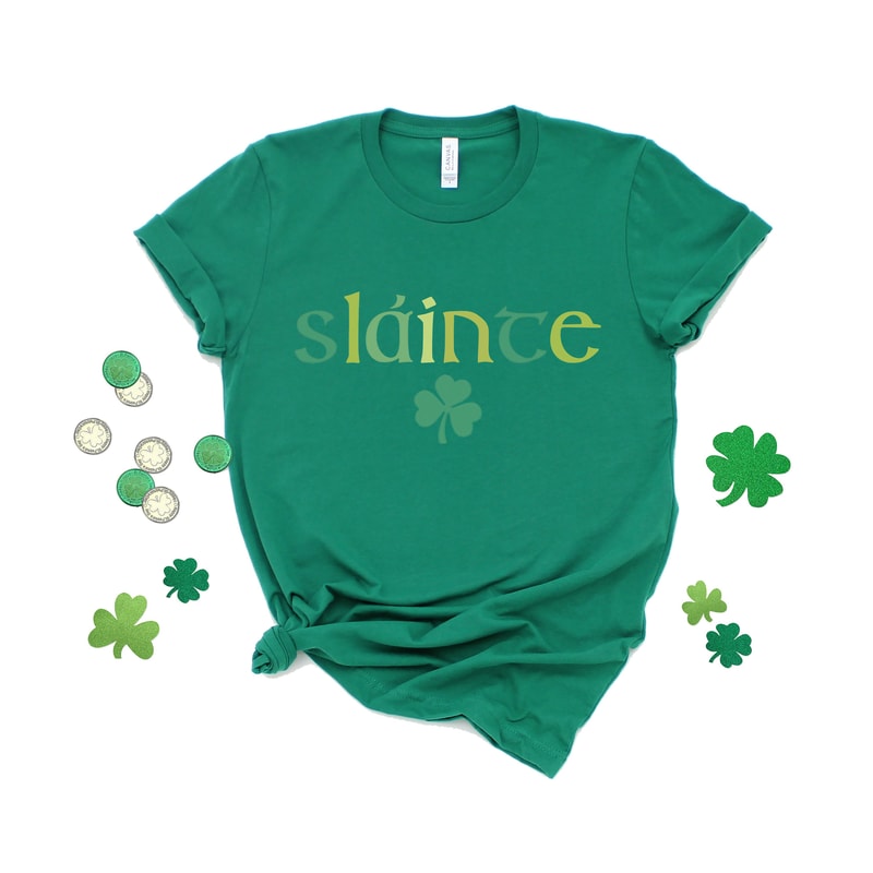 Cute Slainte Sweatshirt, Womens Irish Sweatshirt, St Patrick's Day Sweatshirt, Trendy St Patricks Day Shirt, Lucky Sweatshirt - 4.jpg