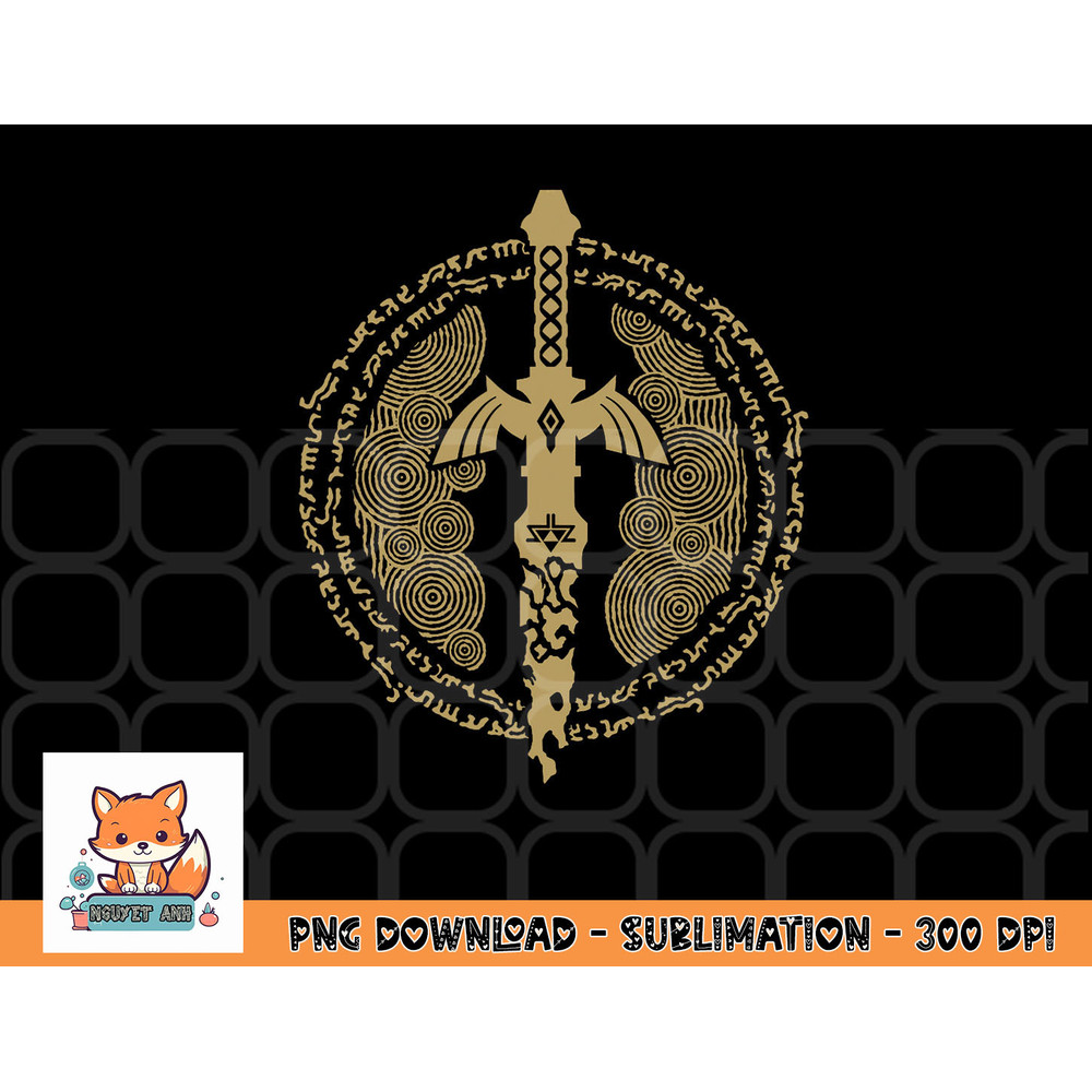The Legend of Zelda Tears Of The Kingdom Master Sword Logo png, digital download copy.jpg