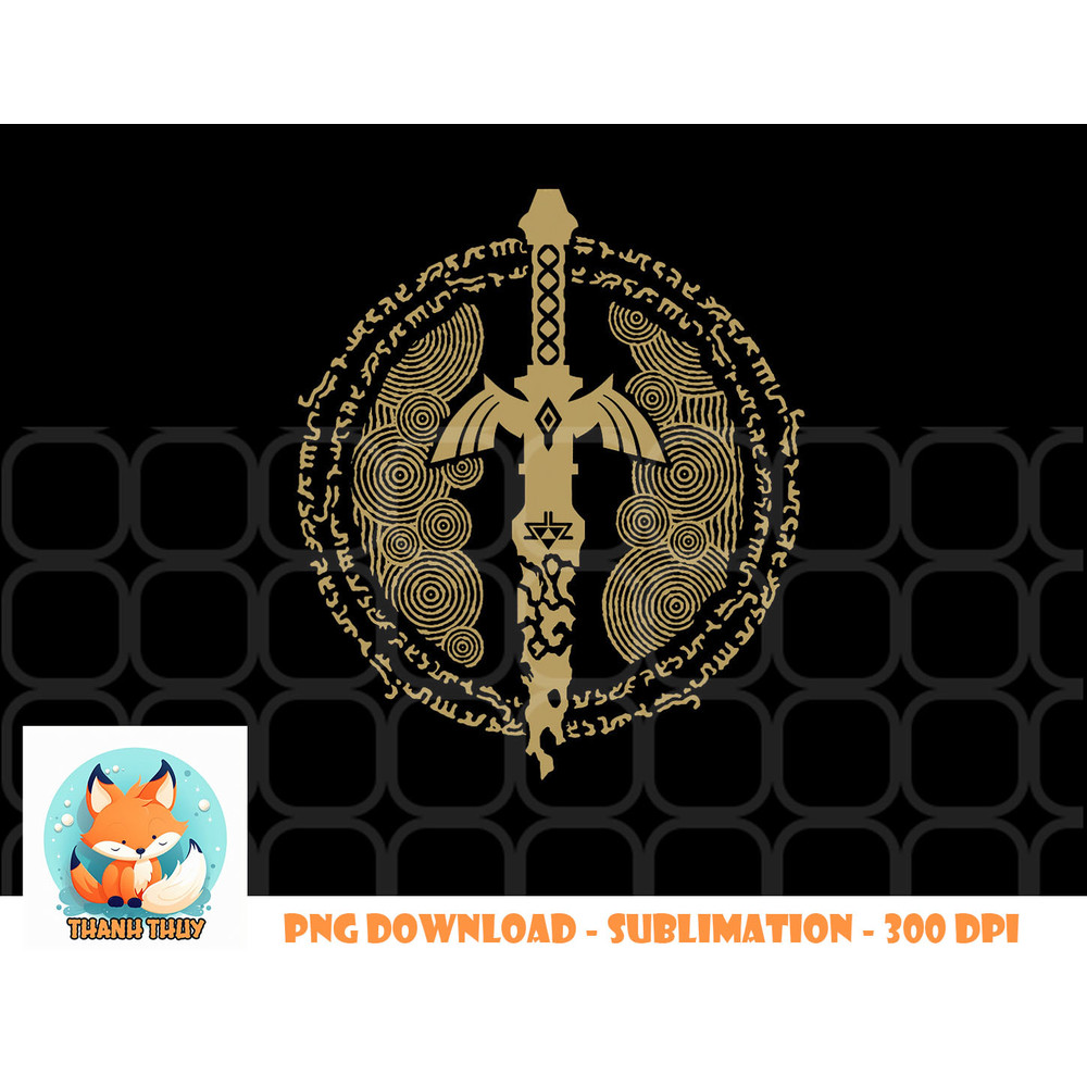 The Legend of Zelda Tears Of The Kingdom Master Sword Logo png, digital download copy.jpg