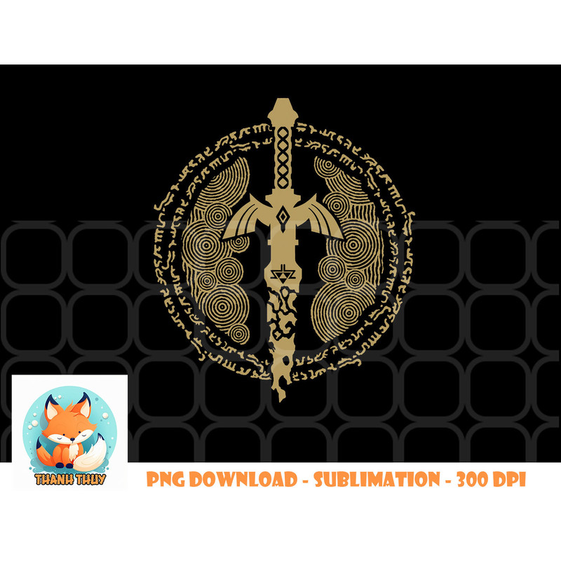 The Legend of Zelda Tears Of The Kingdom Master Sword Logo png, digital download copy.jpg
