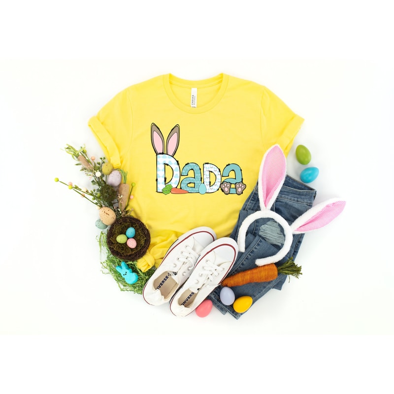 Dada Bunny, Dada bunny shirt, Dada Bunny Baby bunny, Father Shirt, Easter Expecting Dada Top, Easter Dada Shirt, Dada Bunny t-shirt, Dada - 2.jpg